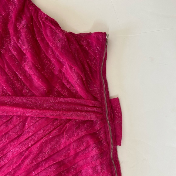 For Love & Lemons Dynasty One Shoulder Dress Medium Size 8 Excellent Condition - Picture 8 of 14